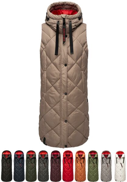Navahoo Navahoo Schnuckel Damen lange Weste Clearance-Verkauf