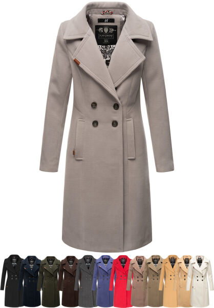 Navahoo Navahoo Wooly Damen Trenchcoat Winter Mantel im Angebot