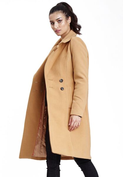 Navahoo Navahoo Wooly Damen Trenchcoat Winter Mantel im Angebot