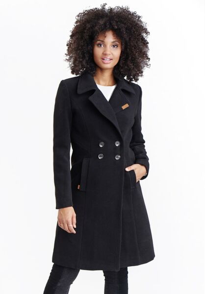 Navahoo Navahoo Wooly Damen Trenchcoat Winter Mantel im Angebot
