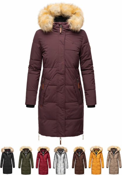 Navahoo Navahoo Halina Damen Winter Steppmantel mit Kunstfell Riesige Ersparnisse