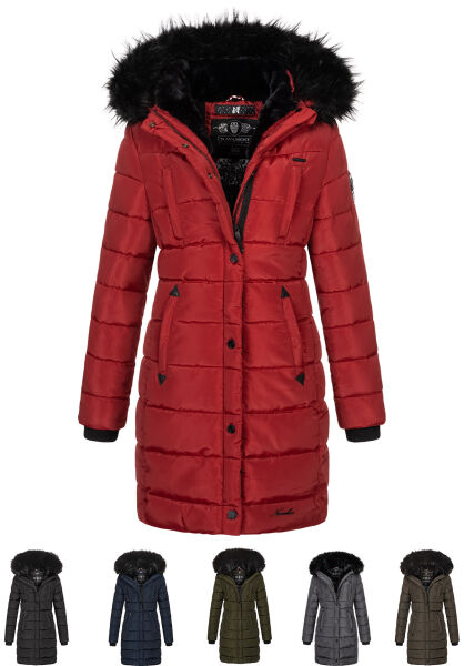 Navahoo Navahoo Lotusblüte Princess Damen lange Winter Steppjacke Tiefpreis