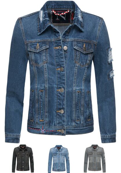 Navahoo Navahoo Pamuyaa Damen Jeans Jacke Super Sparpreis