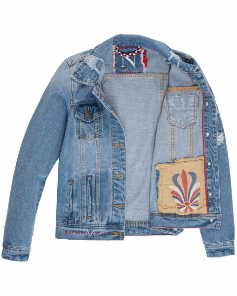 Navahoo Navahoo Pamuyaa Damen Jeans Jacke Super Sparpreis