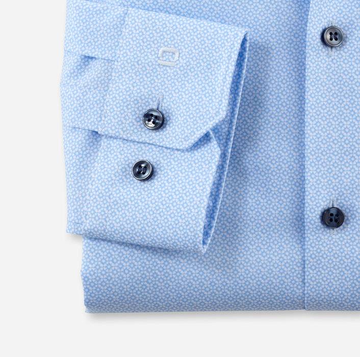 Oblymp No. SixBusinesshemd, super slim, Modern Kent, Bleu Black Friday Preise
