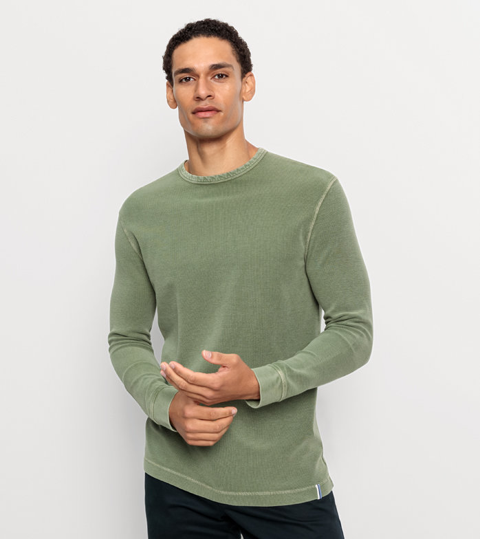 Oblymp Casual Wirk, Longsleeve, Hellgrün 2025