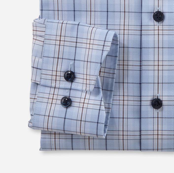 Oblymp Luxor, Businesshemd, comfort fit, Button-down, Bleu Preisnachlass