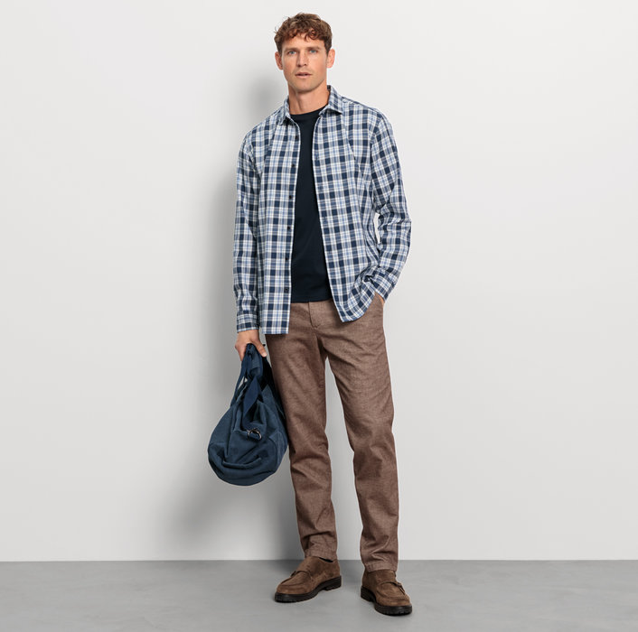Oblymp CasualFreizeithemd, regular fit, Kent, Marine Black Friday