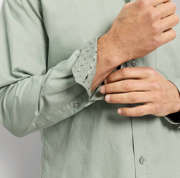 Oblymp CasualFreizeithemd, regular fit, Kent, Grau-Grün Neuheiten