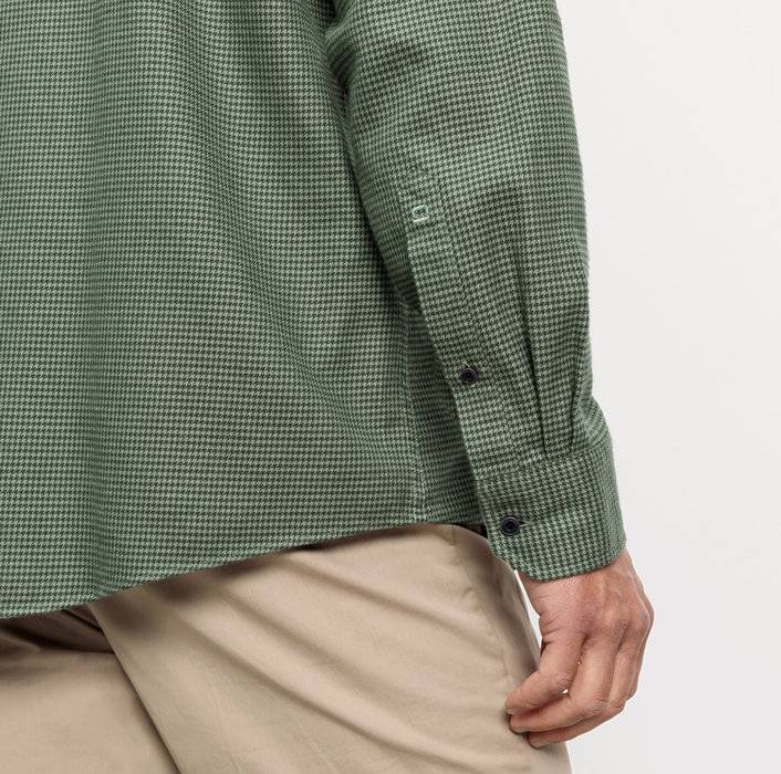 Oblymp Casual, Freizeithemd, regular fit, Stehkragen, Oliv Saisonale Angebote