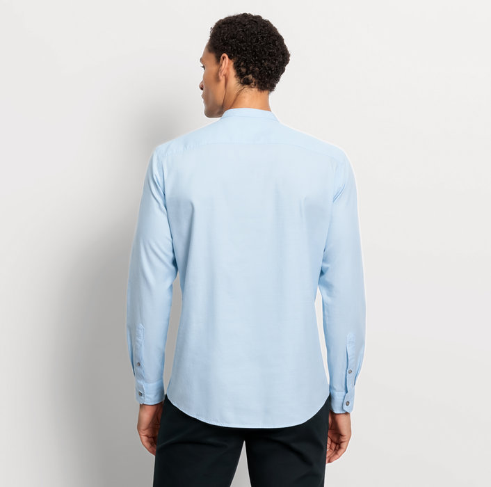 Oblymp Casual, Freizeithemd, regular fit, Stehkragen, Bleu Riesige Ersparnisse