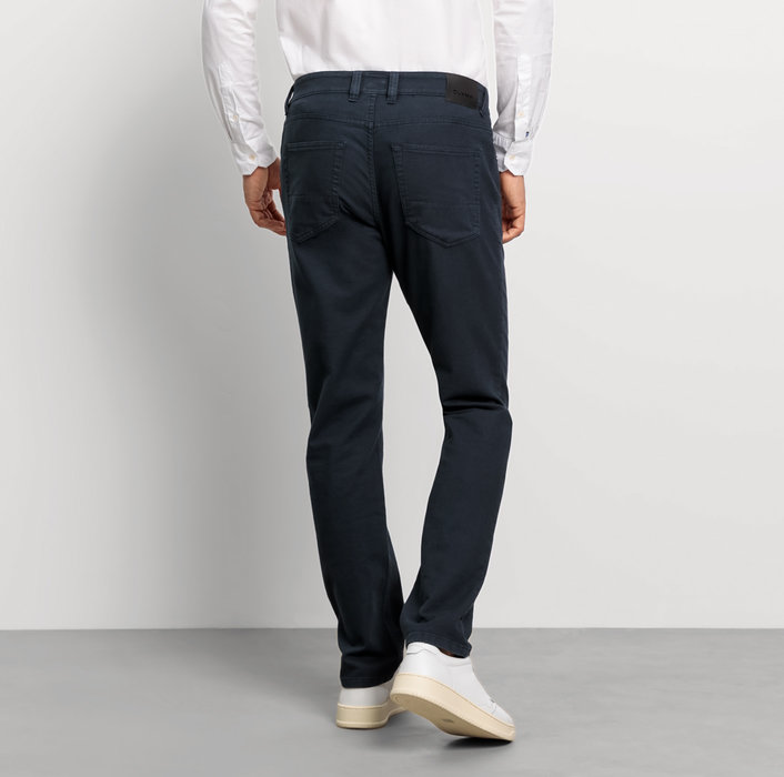 Oblymp Five Pocket, modern fit, Hose, Marine Kostenlose Rückgabe