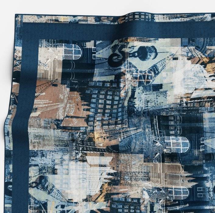 Oblymp SIGNATURE Bandana, 60x60 cm, Nachtblau Nur für heute