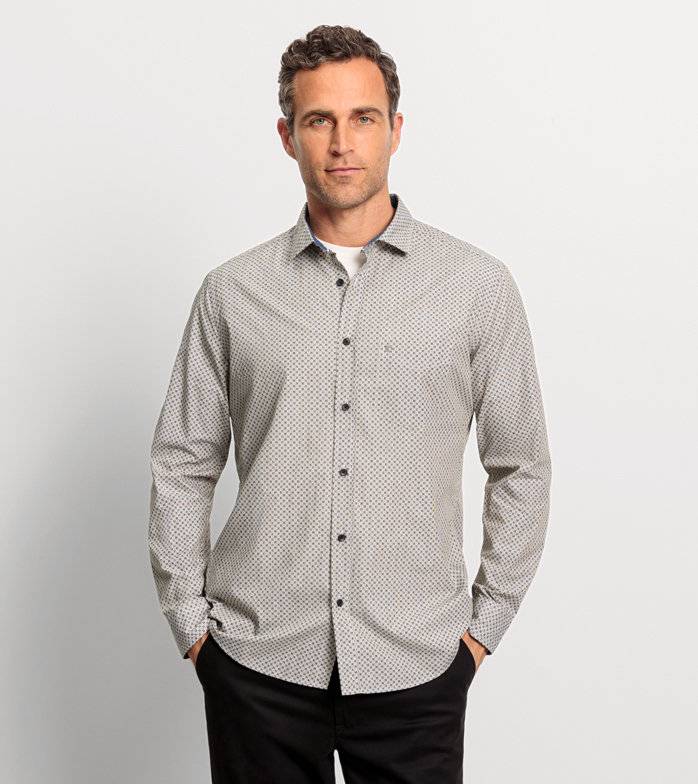 Oblymp Casual, Freizeithemd, regular fit, Kent, Khaki Sonderangebot
