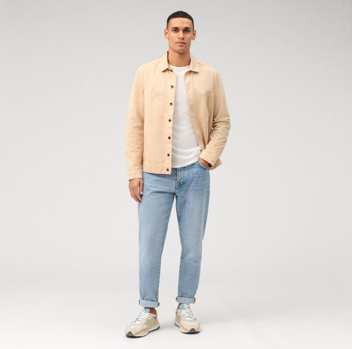 Oblymp Casual Wirk, Longsleeve, Off White Günstig kaufen