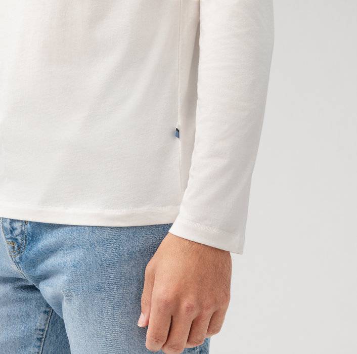 Oblymp Casual Wirk, Longsleeve, Off White Günstig kaufen