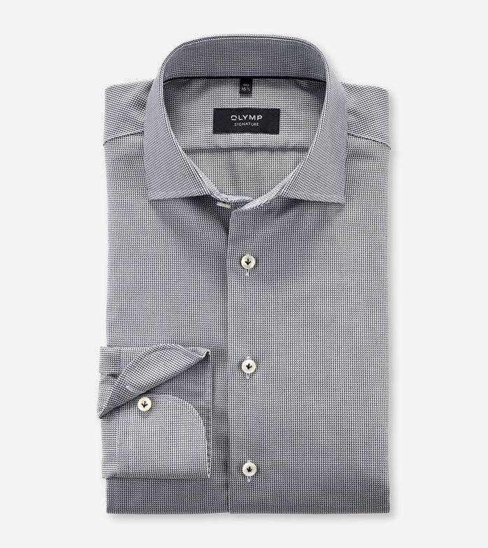 Oblymp SIGNATURE, Businesshemd, tailored fit, SIGNATURE Kent, Hellgrün Osterangebot