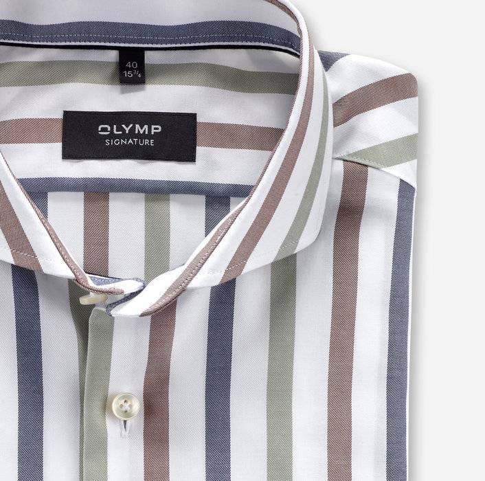 Oblymp SIGNATURE, Businesshemd, tailored fit, SIGNATURE Hai, Nachtblau Muttertagsangebot