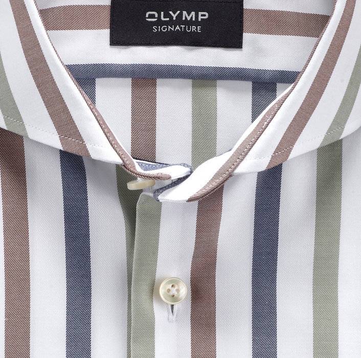 Oblymp SIGNATURE, Businesshemd, tailored fit, SIGNATURE Hai, Nachtblau Muttertagsangebot