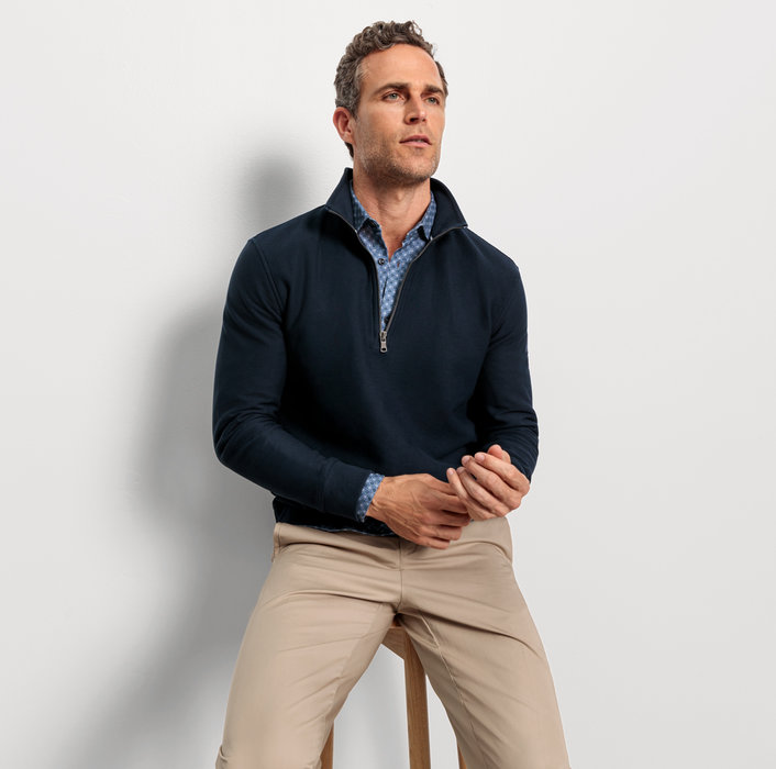 Oblymp Casual Wirk, Troyer, Marine Zeitlich begrenztes Angebot