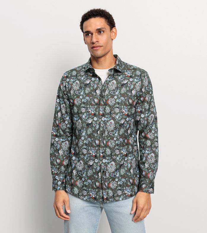 Oblymp Casual, Freizeithemd, regular fit, Kent, Oliv Bis zu 55% Rabatt