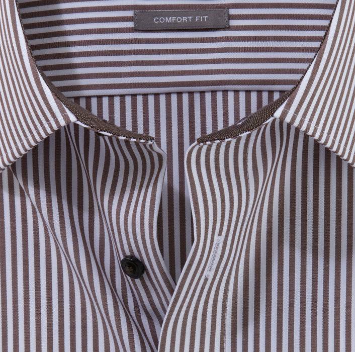 Oblymp Luxor, Businesshemd, comfort fit, New Kent, Braun Discount Store für neue Produkte