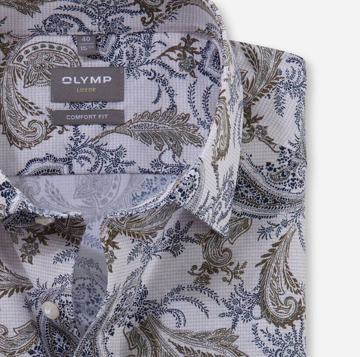 Oblymp Luxor, Businesshemd, comfort fit, New Kent, Natur Riesige Rabatte