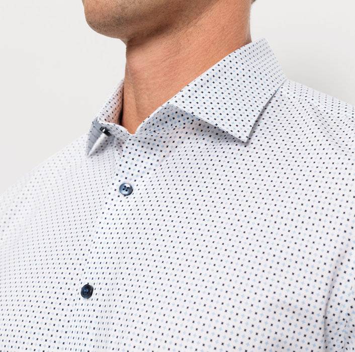Oblymp Level Five 24/Seven, Businesshemd, body fit, New York Kent, Bleu Angebote