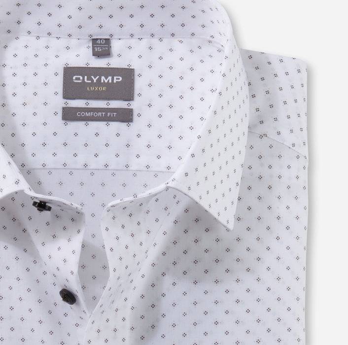 Oblymp Luxor, Businesshemd, comfort fit, New Kent, Weiß Schlussverkauf