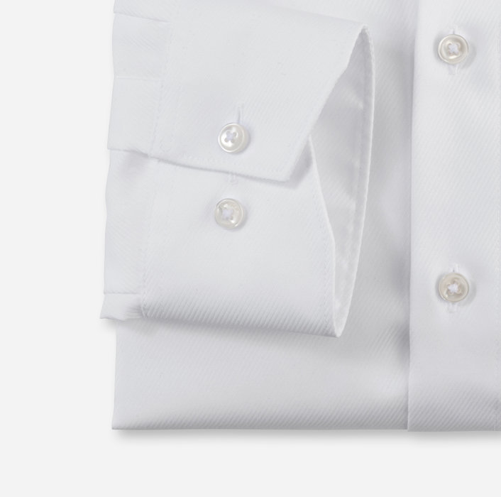 Oblymp Luxor, Businesshemd, modern fit, Global Kent, Weiß Fabrikverkauf