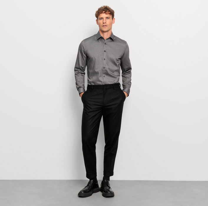 Oblymp No. Six, Businesshemd, super slim, New York Kent, Oliv Fabrik Onlineshop