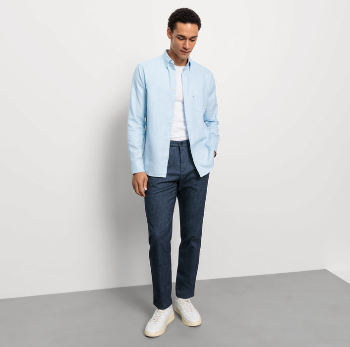 Oblymp Casual, Freizeithemd, regular fit, Button-down, Bleu Sonderangebot