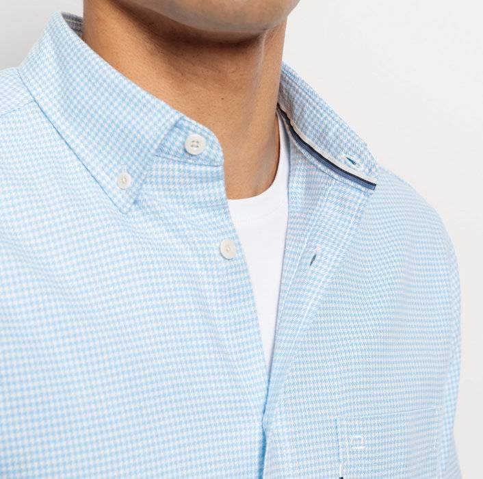 Oblymp Casual, Freizeithemd, regular fit, Button-down, Bleu Sonderangebot