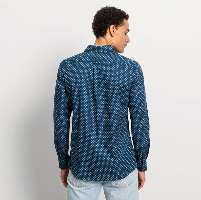 Oblymp Casual, Freizeithemd, regular fit, Kent, Marine Rabatt