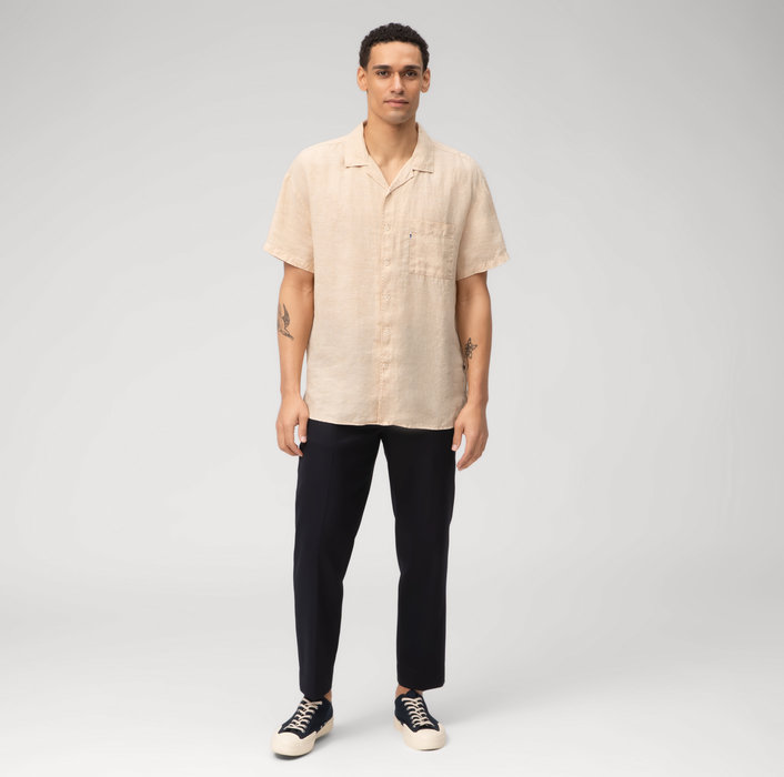 Oblymp Boris Herrmann X OLYMP, relaxed fit, Reverskragen, Beige Jubiläumsangebot