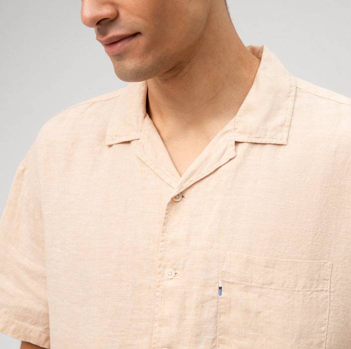 Oblymp Boris Herrmann X OLYMP, relaxed fit, Reverskragen, Beige Jubiläumsangebot