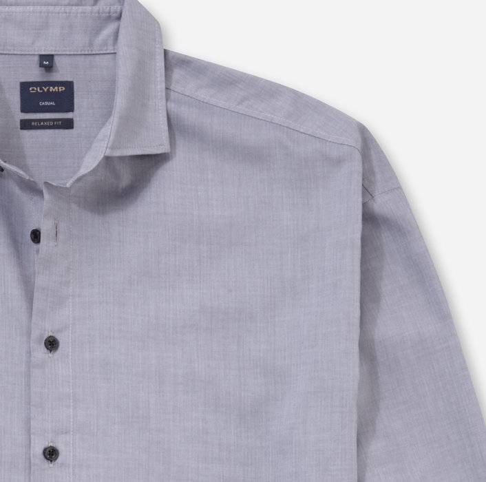 Oblymp Casual, Freizeithemd, relaxed fit, Grau Neueste Mode