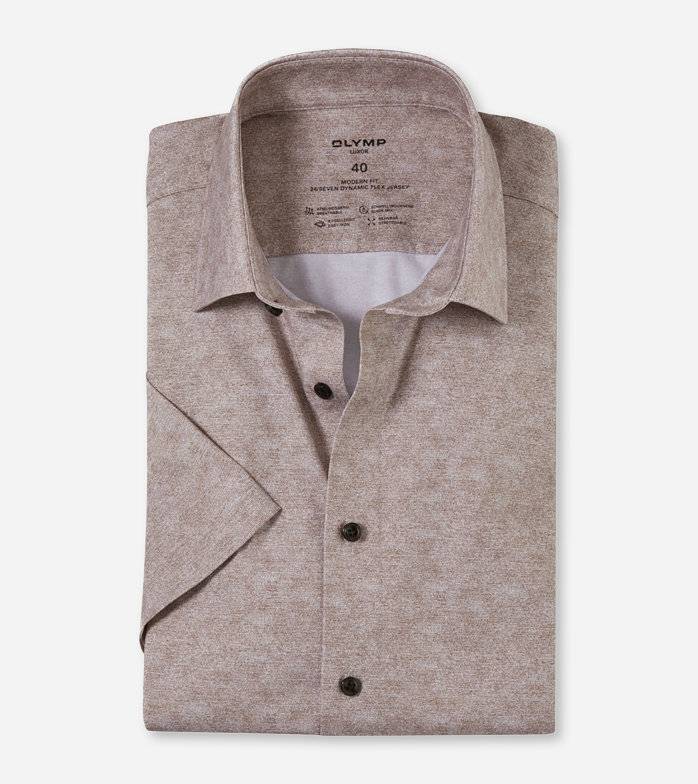 Oblymp Luxor 24/Seven, Businesshemd, modern fit, New Kent, Braun Online