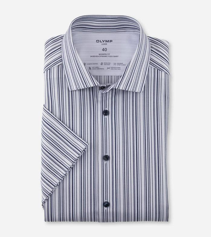 Oblymp Luxor 24/Seven, Businesshemd, modern fit, Global Kent, Marine Outlet