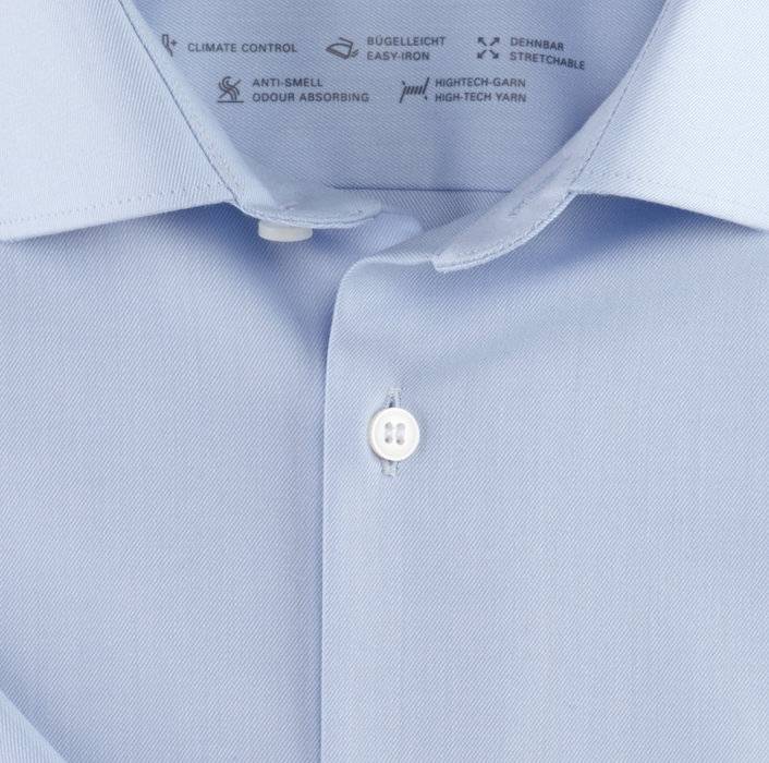 Oblymp Level Five 24/Seven, Businesshemd, body fit, Modern Kent, Bleu Günstig kaufen