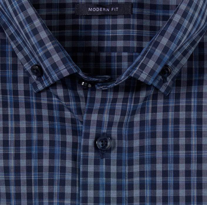 Oblymp Luxor, Businesshemd, modern fit, Button-down, Marine Lagerräumung