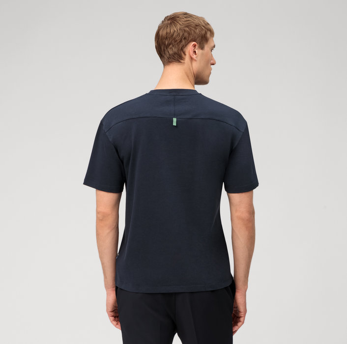 Oblymp Boris Herrmann X OLYMP, T-Shirt, relaxed fit, Marine Neueste Stile