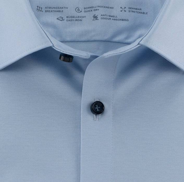 Oblymp No. Six 24/Seven, Businesshemd, super slim, Urban Kent, Hellblau Kostenloser Versand international