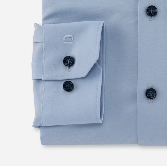Oblymp No. Six 24/Seven, Businesshemd, super slim, Urban Kent, Hellblau Kostenloser Versand international