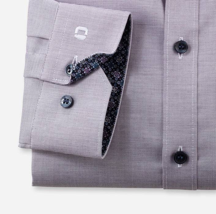 Oblymp No. Six, Businesshemd, super slim, New York Kent, Pflaume Fabrikpreis