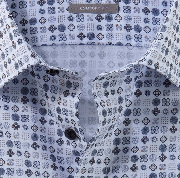 Oblymp Luxor, Businesshemd, comfort fit, New Kent, Bleu Riesige Ersparnisse
