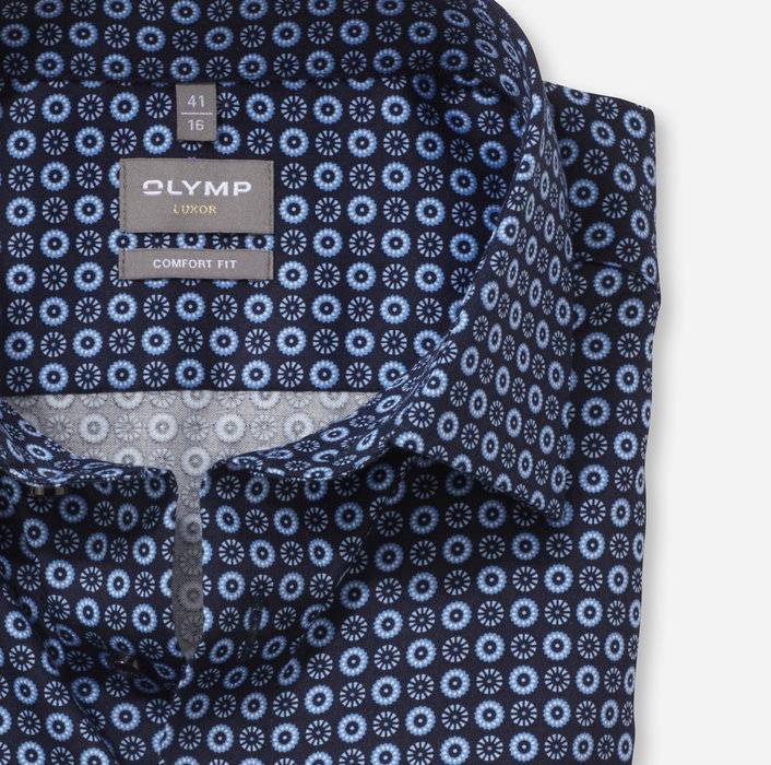 Oblymp Luxor, Businesshemd, comfort fit, New Kent, Bleu Tiefpreis