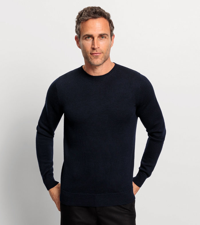 Oblymp Casual Strick, Pullover, Marine Auslauf