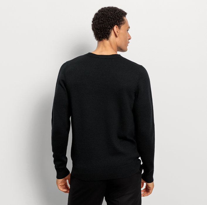 Oblymp Casual Strick, Pullover, Schwarz Schlussverkauf