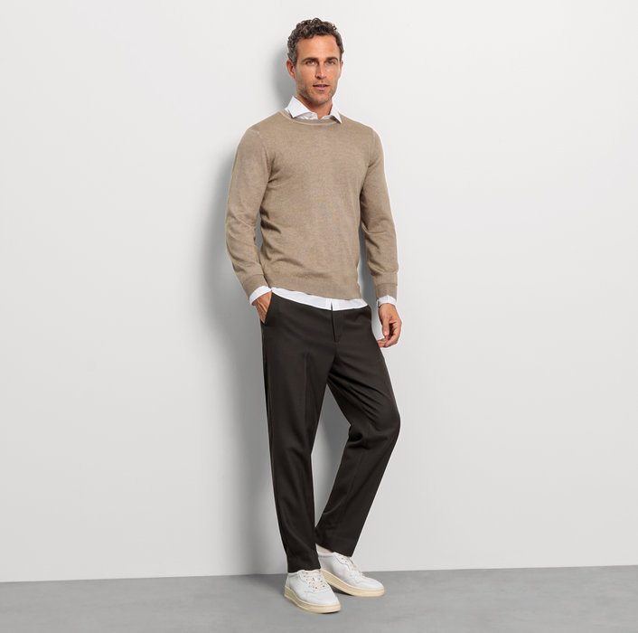 Oblymp Casual Strick, Pullover, Natur Fabrikverkauf
